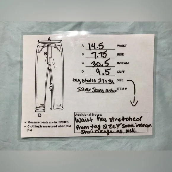 Silver Jeans Aiko Bootcut Medium Wash Size 27X31 (US 4) - Picture 15 of 15